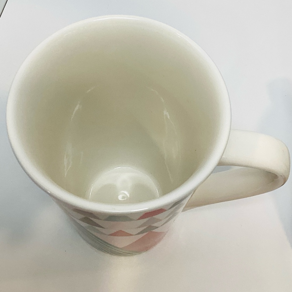 💚 2017 Starbucks Holiday Triangle Geometric Tree Mug Set - Picture 4 of 8